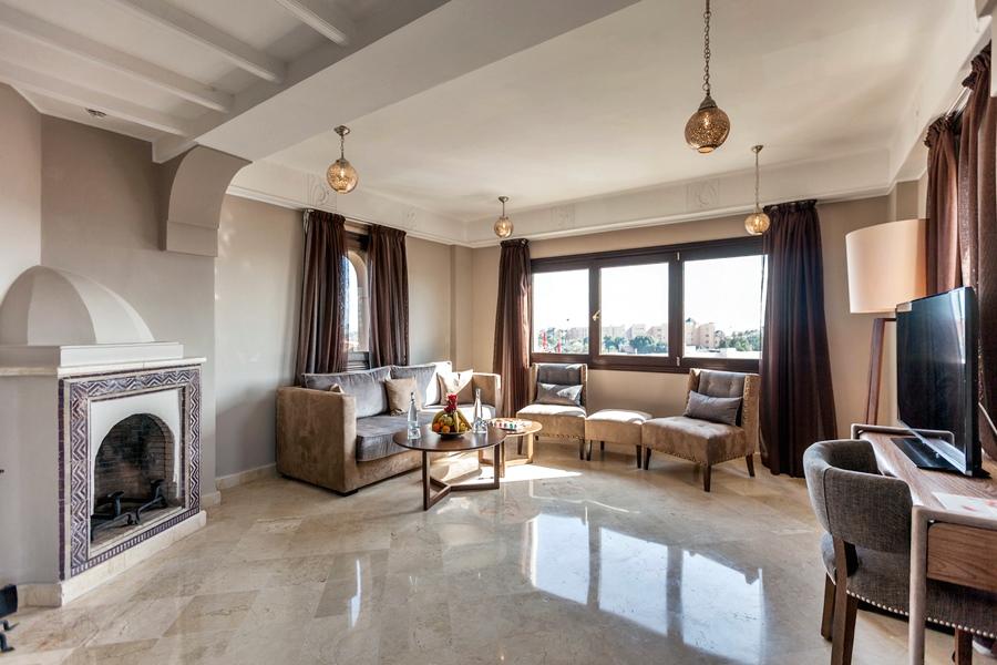 イヴェルナージュ ホテル アンド スパ マラケシュ エクステリア 写真 A living room in a luxury apartment