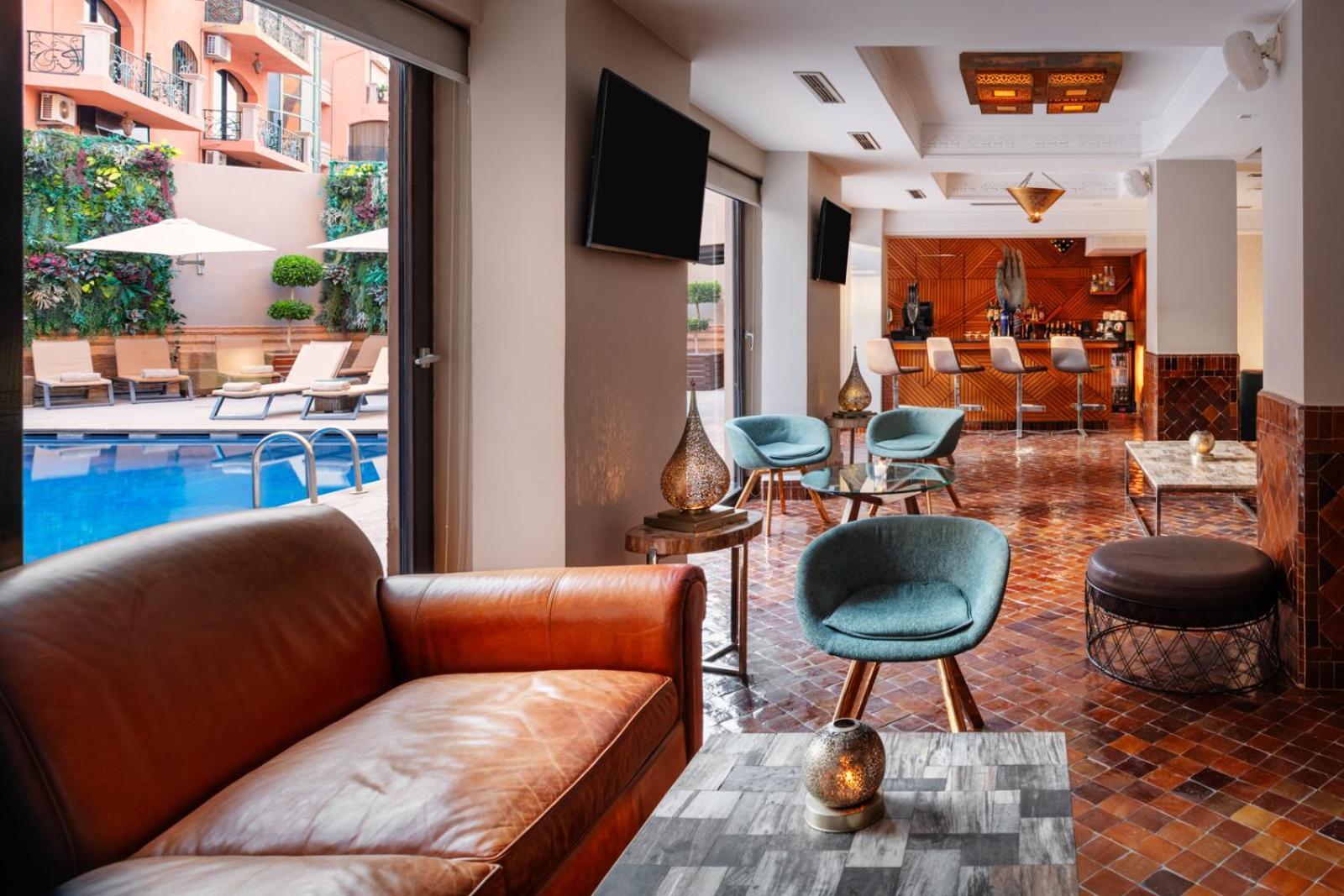 イヴェルナージュ ホテル アンド スパ マラケシュ エクステリア 写真 The hotel's lobby